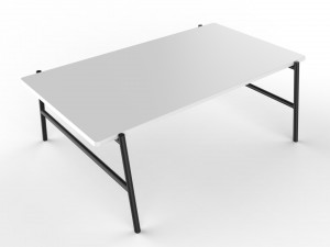 center table black and white 3D Model