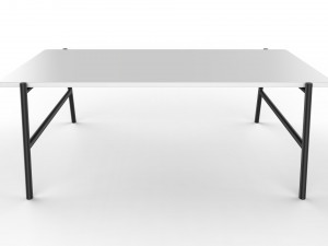 center table black and white Modelo 3D