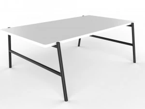 center table black and white 3D Model
