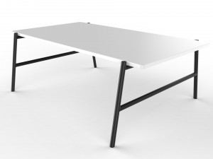 center table black and white Modelo 3D