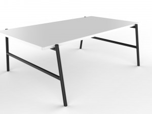 center table black and white Modelo 3D