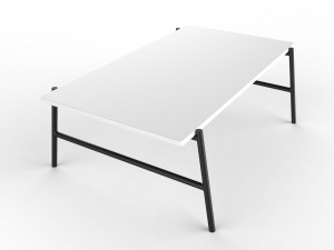 center table black and white Modelo 3D