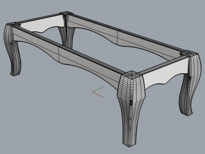 center table italy 3D 模型