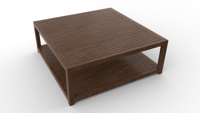 wooden center table Modèle 3D .c4d .max .obj .3ds .fbx .stl .blend 