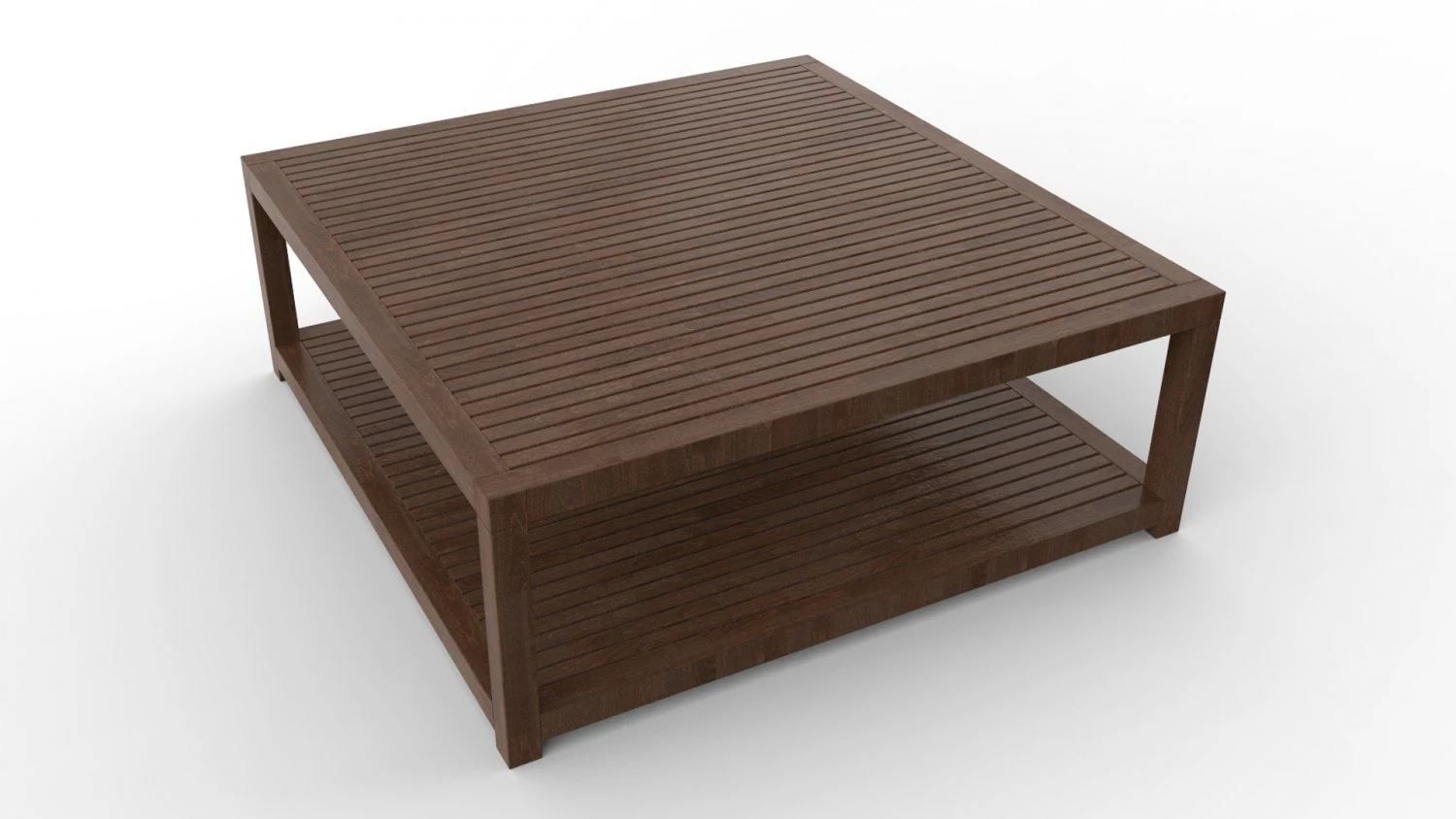 wooden center table 3D Model .c4d .max .obj .3ds .fbx .stl .blend