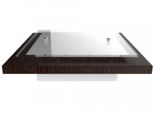 chandelier vitralys walnut black Modello 3D