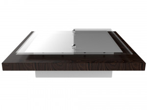 chandelier vitralys walnut black Modello 3D
