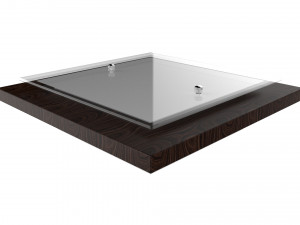 chandelier vitralys walnut black Modello 3D