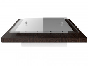 chandelier vitralys walnut black Modello 3D