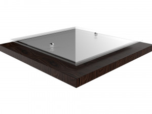 chandelier vitralys walnut black Modello 3D