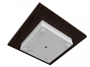 chandelier vitralys walnut black Modello 3D