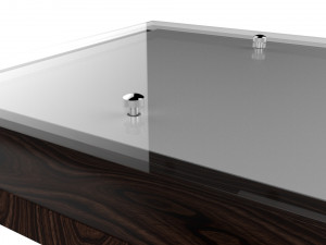 chandelier vitralys walnut black Modello 3D