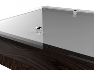 chandelier vitralys walnut black 3D Model