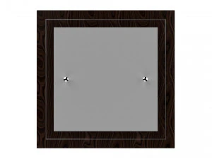 chandelier vitralys walnut black 3D Model