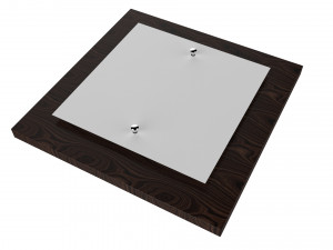 chandelier vitralys walnut black Modello 3D