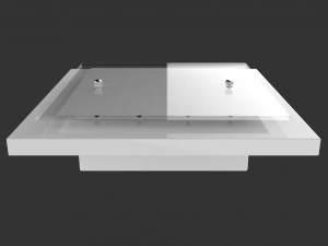 люстра вітралізована біла 3D Модель