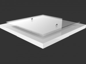 chandelier vitralys white 3Dモデル