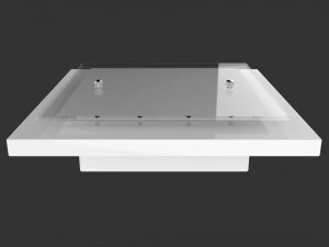 люстра вітралізована біла 3D Модель