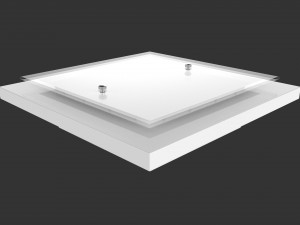 chandelier vitralys white 3Dモデル