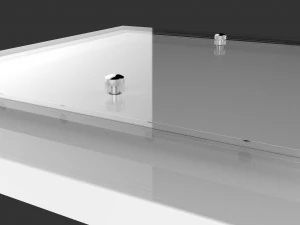 люстра вітралізована біла 3D Модель