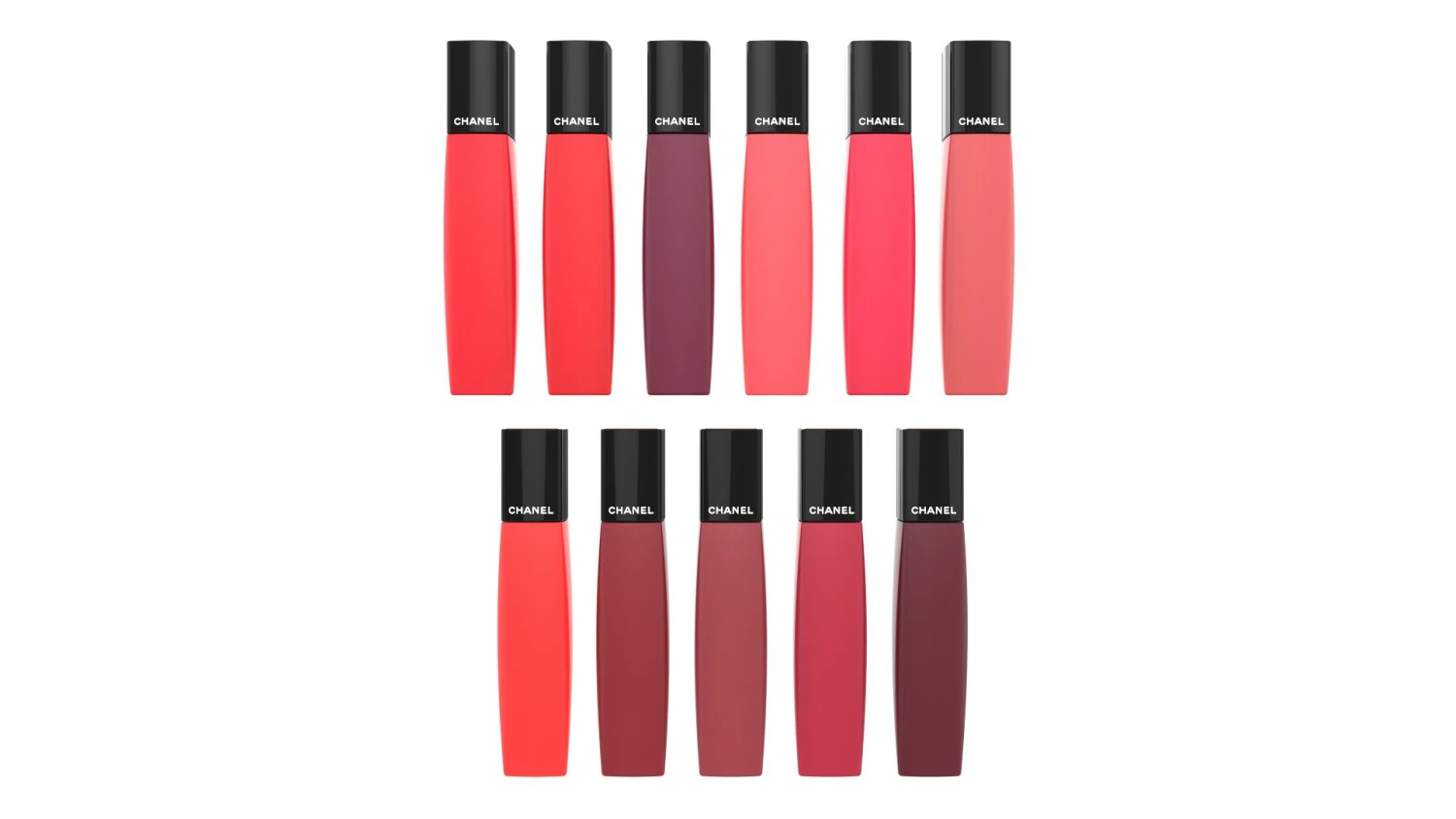chanel rouge allure liquid powder collection 3D Model .c4d .max .obj .3ds .fbx .stl .blend 