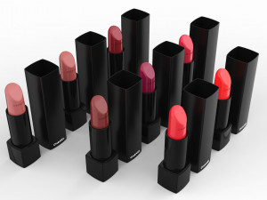chanel rouge allure velvet extreme collection 3Dモデル