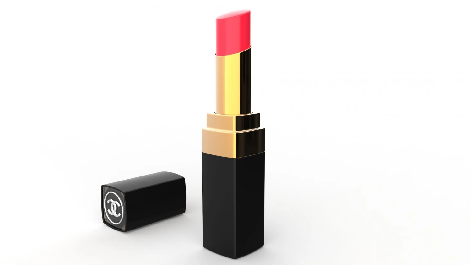 chanel rouge coco flash 3D Model .c4d .max .obj .3ds .fbx .stl .blend 