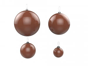 christmas tree decoration ball collection 01 3D Model