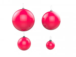 christmas tree decoration ball collection 01 3D Model