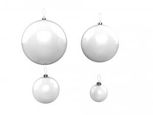 christmas tree decoration ball collection 01 3D Model