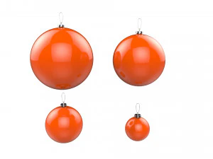 christmas tree decoration ball collection 01 3D Model
