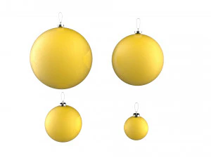 christmas tree decoration ball collection 01 3D Model