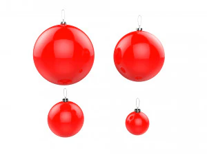 christmas tree decoration ball collection 01 3D Model