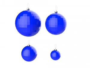 christmas tree decoration ball collection 02 3D Model