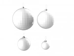 christmas tree decoration ball collection 02 3D Model