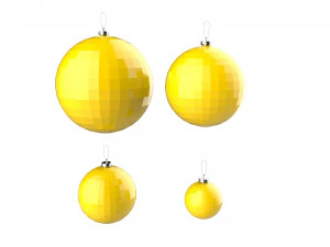 christmas tree decoration ball collection 02 3D Model