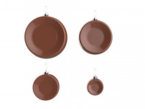 christmas tree decoration ball collection 03 Modelo 3D