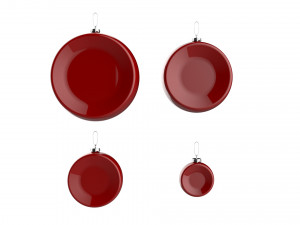 christmas tree decoration ball collection 03 Modelo 3D