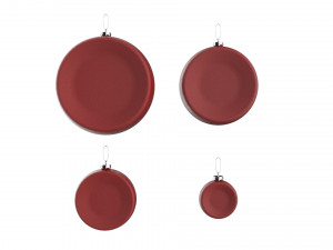 christmas tree decoration ball collection 03 Modelo 3D