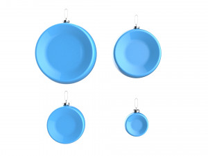 christmas tree decoration ball collection 03 Modelo 3D