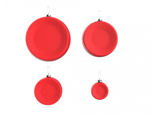 christmas tree decoration ball collection 03 Modelo 3D