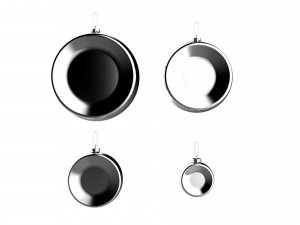 christmas tree decoration ball collection 03 Modelo 3D