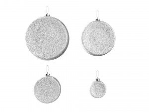 christmas tree decoration ball collection 03 Modelo 3D