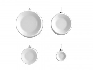 christmas tree decoration ball collection 03 Modelo 3D