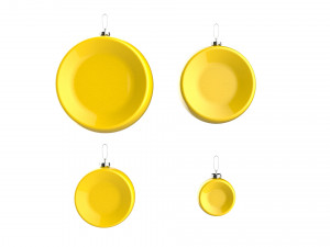 christmas tree decoration ball collection 03 Modelo 3D