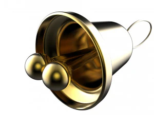 christmas tree decoration bells collection 3D Model