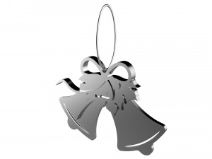 christmas tree decoration bells collection Modèle 3D