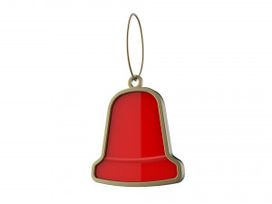 christmas tree decoration bells collection Modèle 3D