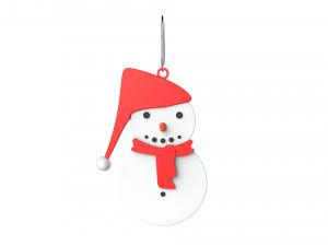 christmas tree decoration snowman collection Modèle 3D