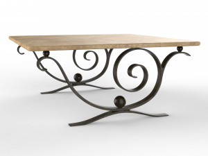 coffee table aegean 3D Model